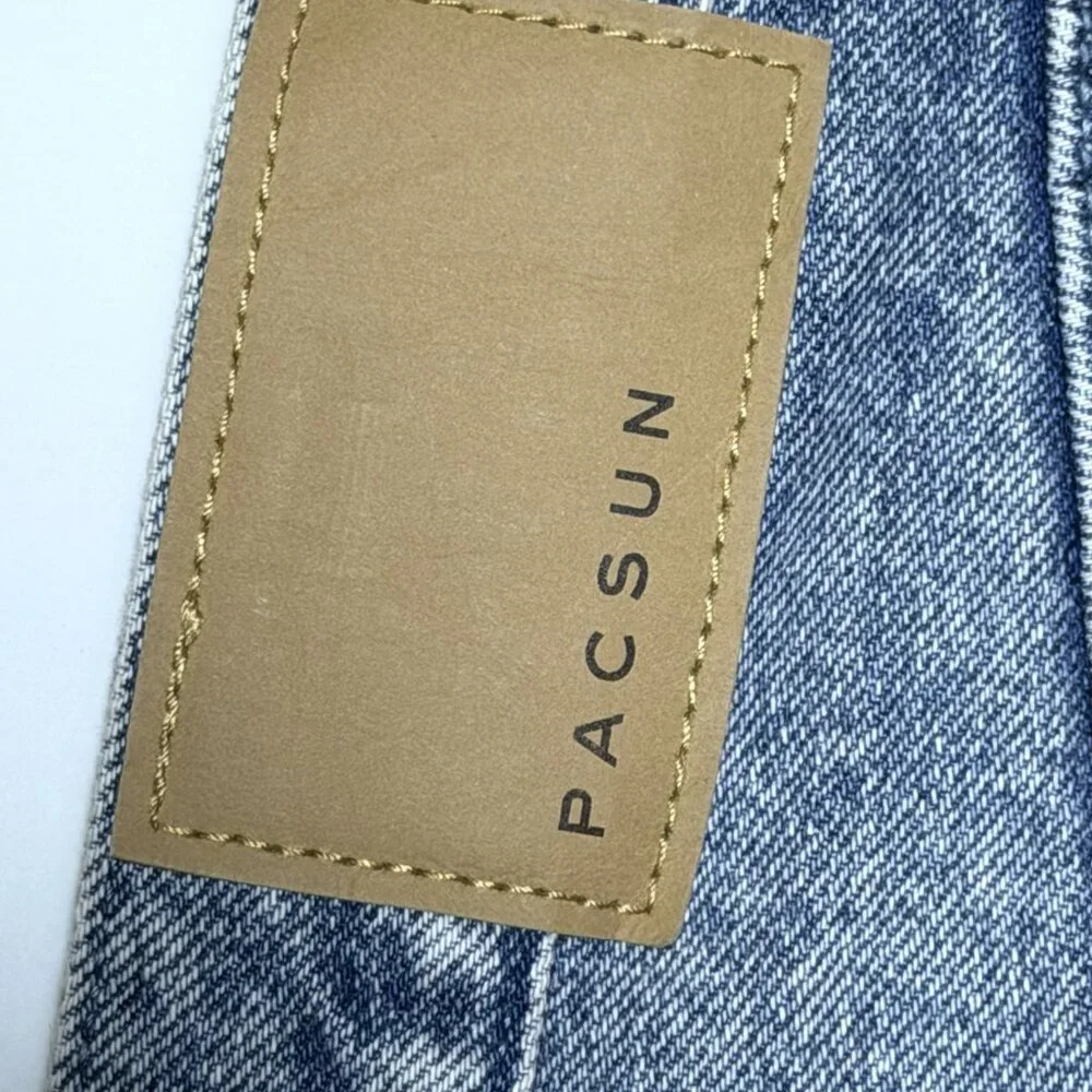 Pacsun Vintage Loose blue, straight leg Jeans Size 34 - Picture 3 of 14